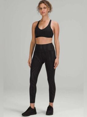 LULULEMON - WUNDER UNDER TRAIN High Rise *25" Tight - Shapeshifter Foil Black. 4